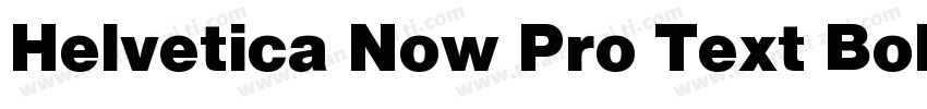 Helvetica Now Pro Text Bold字体转换